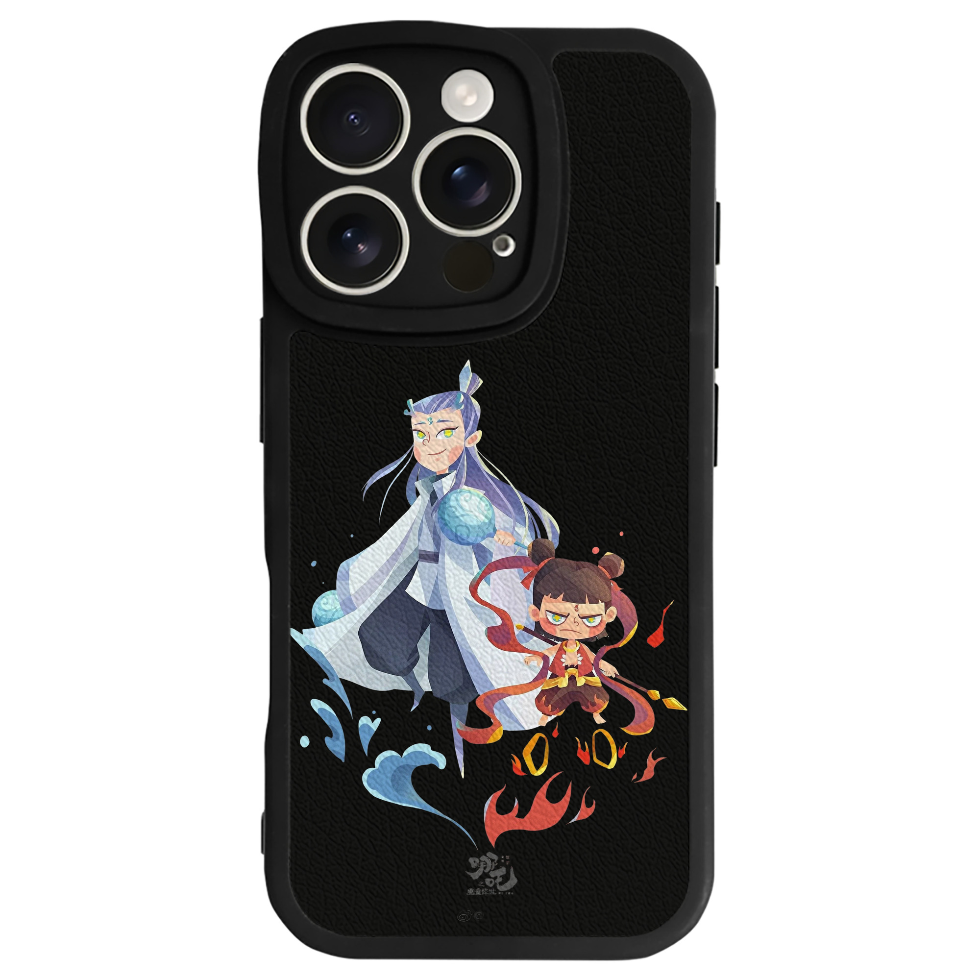 （画像用） Ne Zha 2 ナタ 魔童の大暴れ 【iPhone 16シリーズ対応】シリコンスマホケース（レザー調） 材質：シリコン